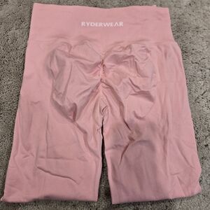 Ryderwear Blush Pink Scrunch Leggings